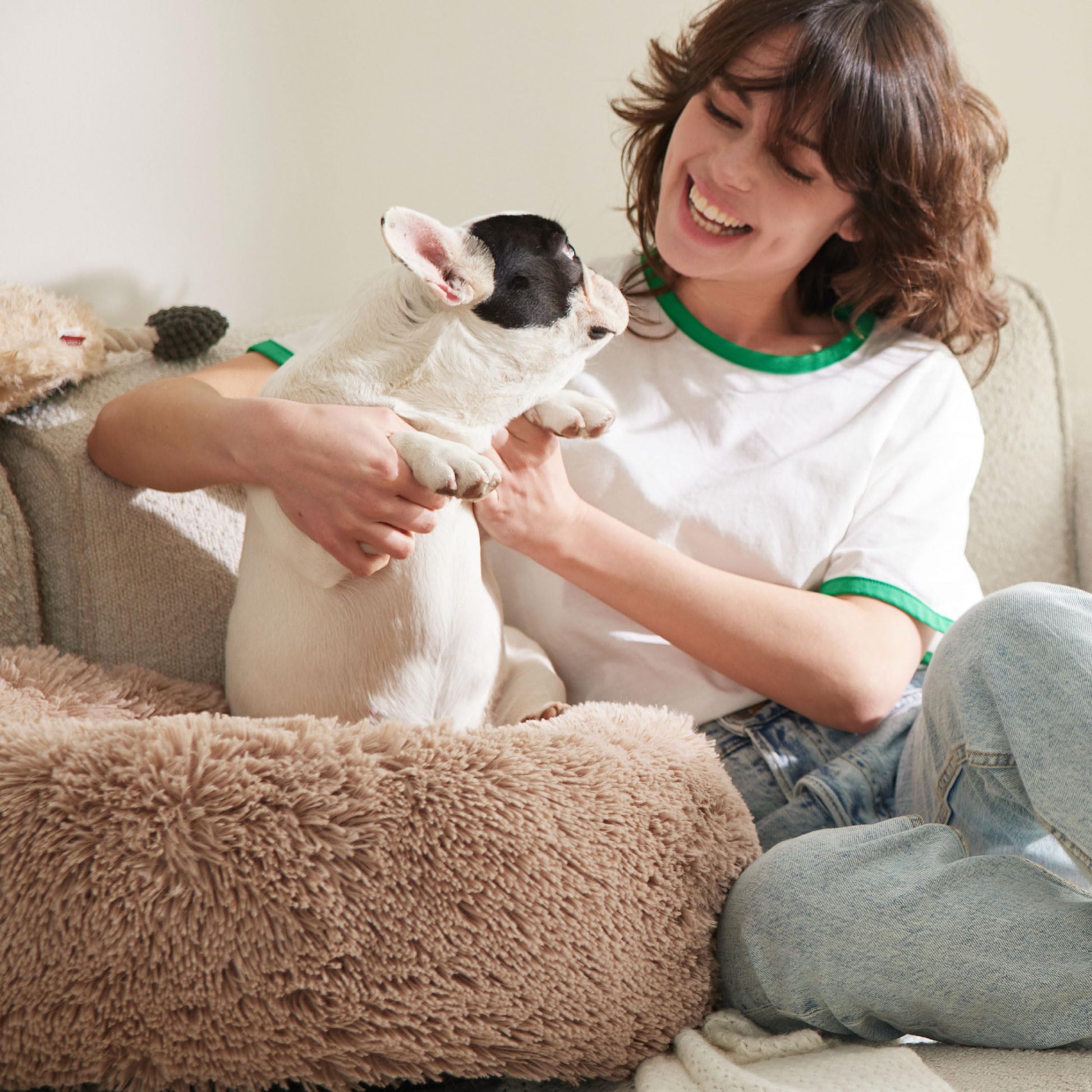Bedsure Calming Dog Bed Medium Size Dog Donut Washable. Chosen for real quality, fits naturally