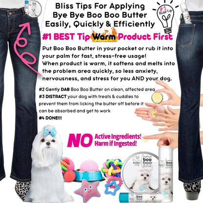 The Blissful Dog .15 oz Tube Maltese Booboo Butter