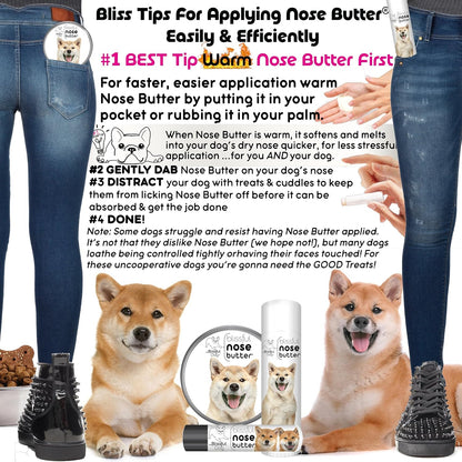 The Blissful Dog Shiba Inu Unscented Nose Butter, 1-Ounce