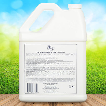 Mane 'n Tail Conditioner Gallon, for Soft Silky Hair. For Horses and Humans! (128 Fl Oz)
