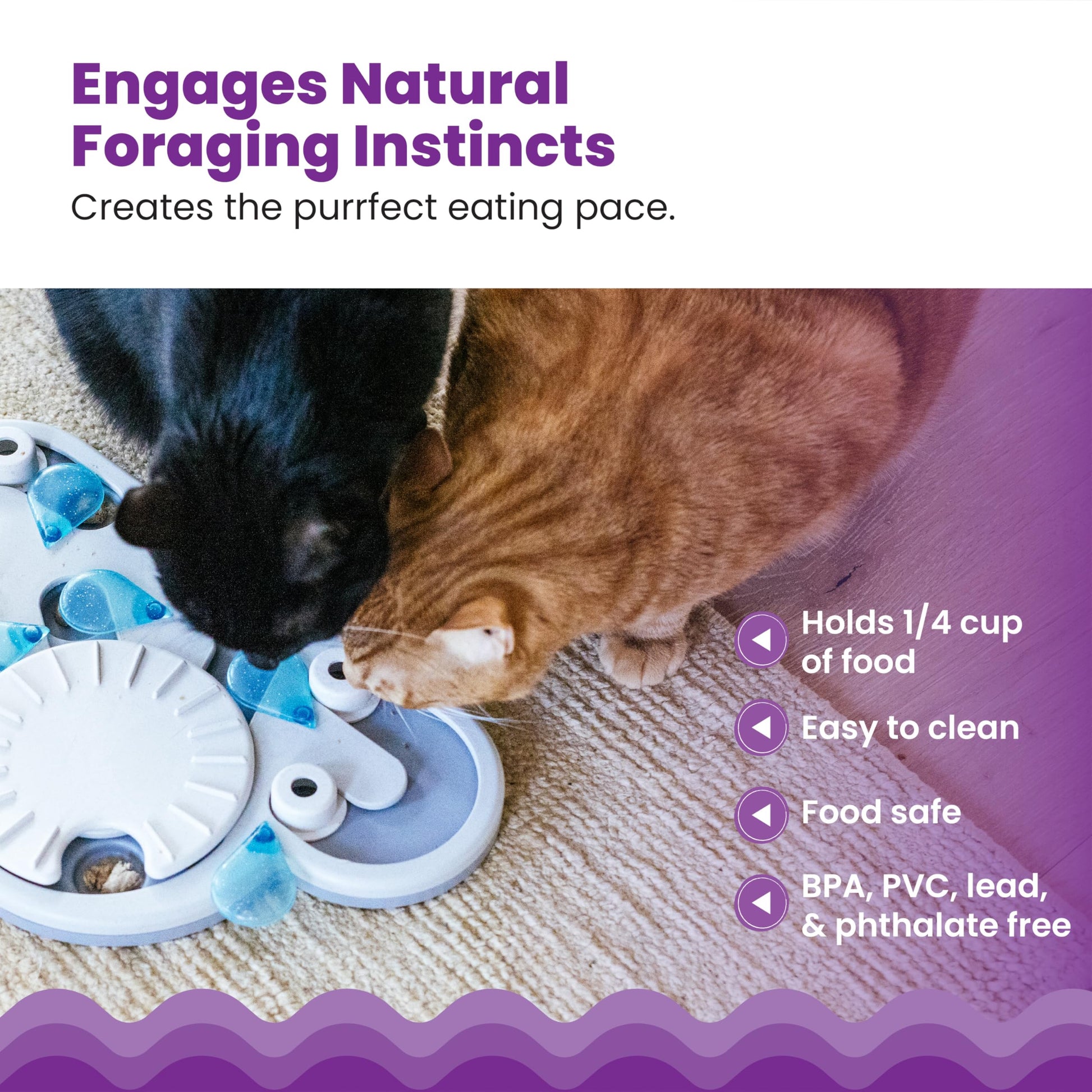 Catstages Nina Ottosson Rainy Day Puzzle & Play Cat. Chosen for real quality, fits naturally into