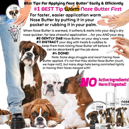 The Blissful Dog Show Ear Boxer Unscented Nose Butter - Dog Nose Butter, 16 Ounce
