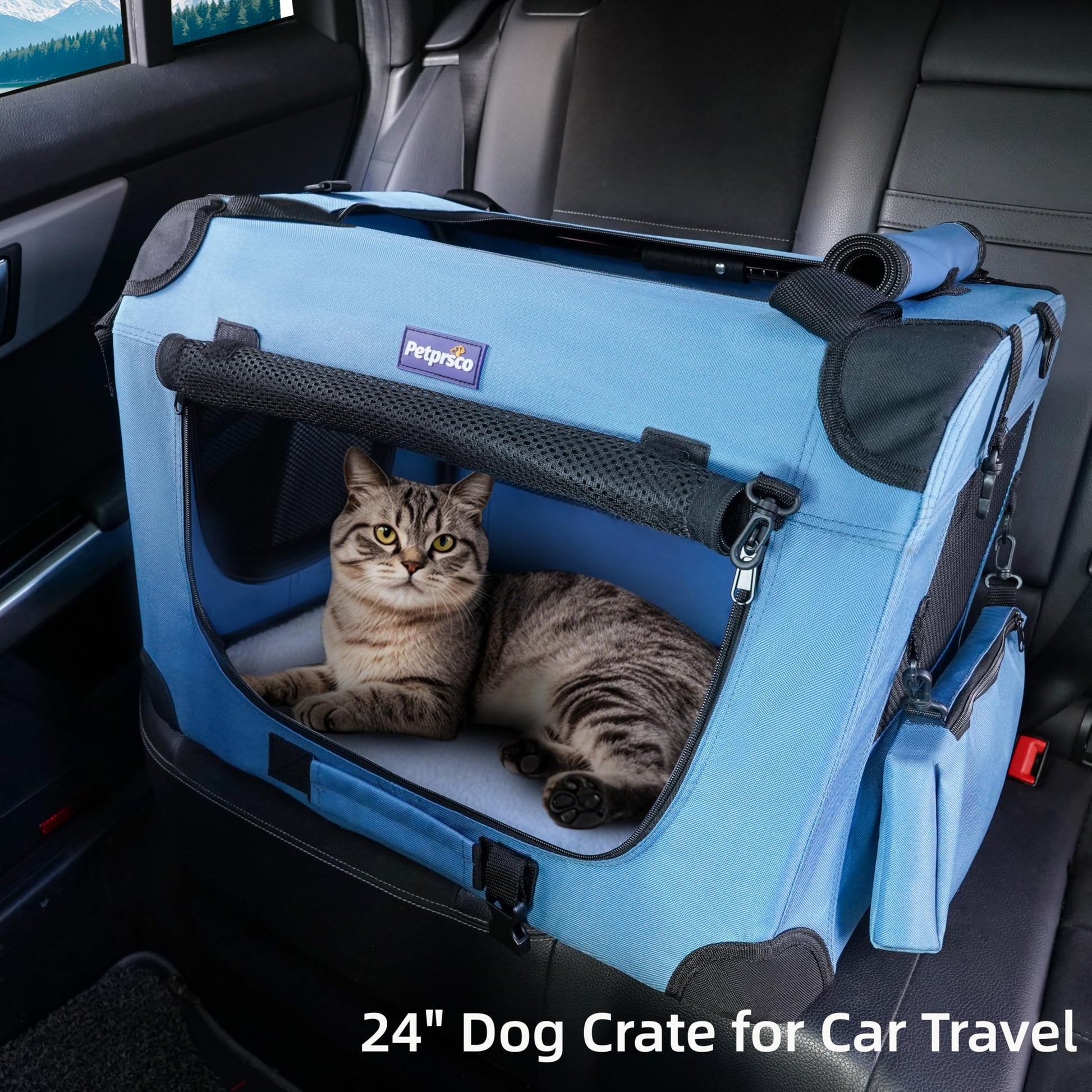 Petprsco Portable Collapsible Dog Crate. Chosen for real quality, fits naturally into modern pet