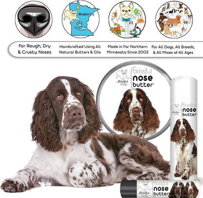 The Blissful Dog Springer Spaniel Unscented Nose Butter, 0.50-Ounce