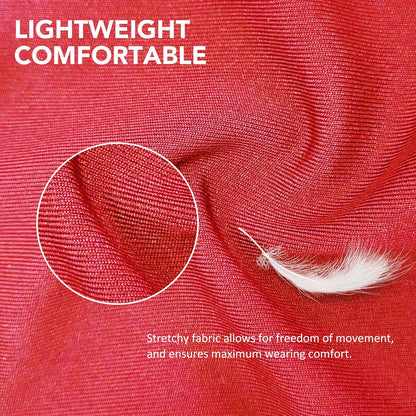 Harrison Howard Super Comfort Stretchy Fly Mask Large Eye Space with UV Protection Soft on Skin with Breathability Lava Red L