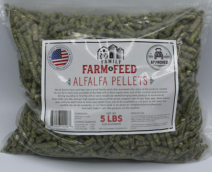 | Alfalfa Hay Food | Small Pet | Young and Adult | Pellets | 5 Pounds