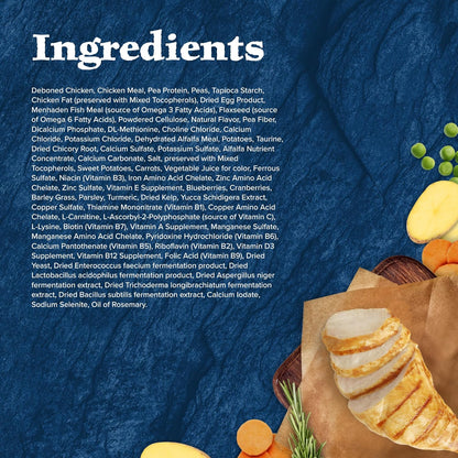 Blue Buffalo Wilderness High Protein, Natural Adult Indoor Dry Cat Food, Chicken 15-lb