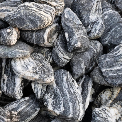 Natural Aquarium Stones Silver Seiryu Rock Mountain Stone for Aquariums and Terrariums Animal Feeding Box, Micro Landscape, Stone Landscape and Bonsai.(20lb 2-9inch 7-8Pcs)