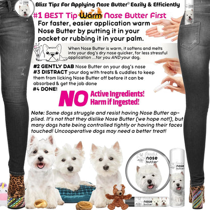The Blissful Dog West Highland Terrier Unscented Nose Butter, 16oz