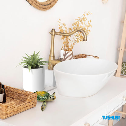 Sea Turtle Figurine - Sea Turtles Bathroom Décor & Beachy Room Decor Accent - Mother's Day, Birthday for Women