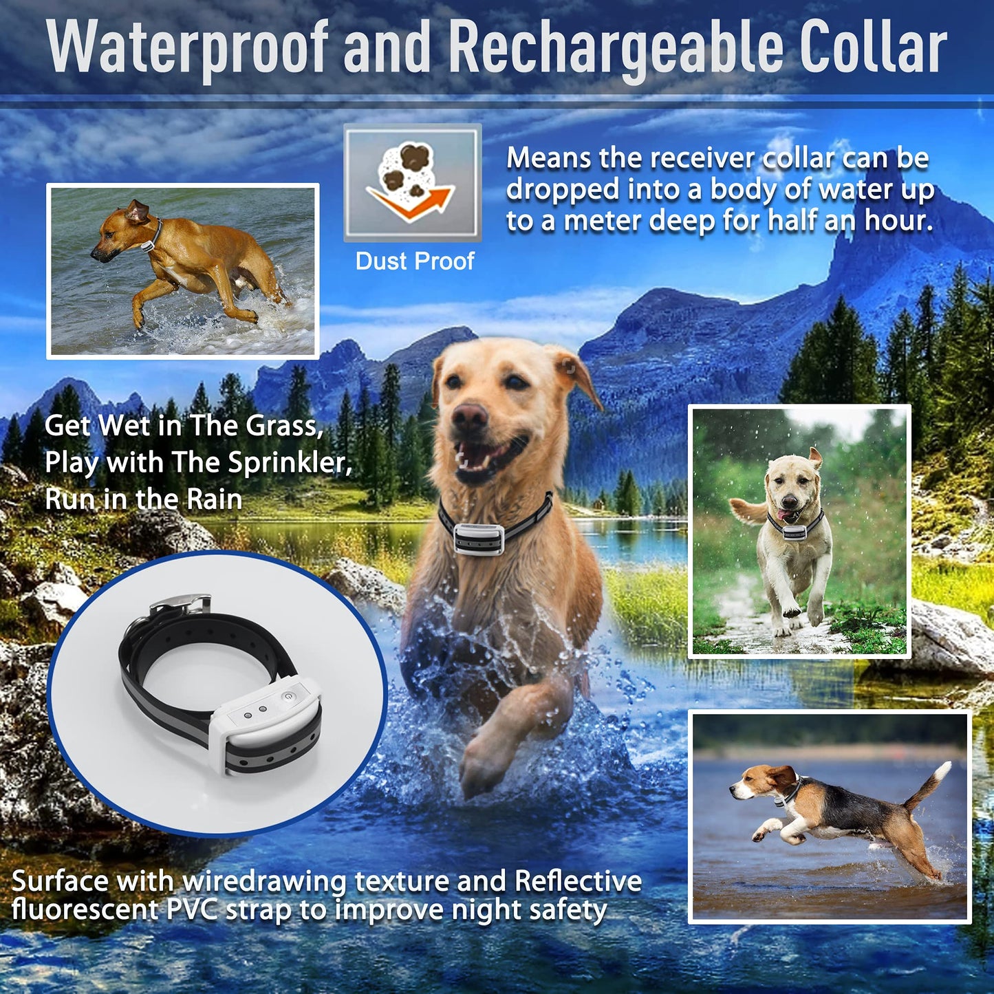 FOCUSER Electric Wireless Dog Fence System. Chosen for real quality, fits naturally into modern pet