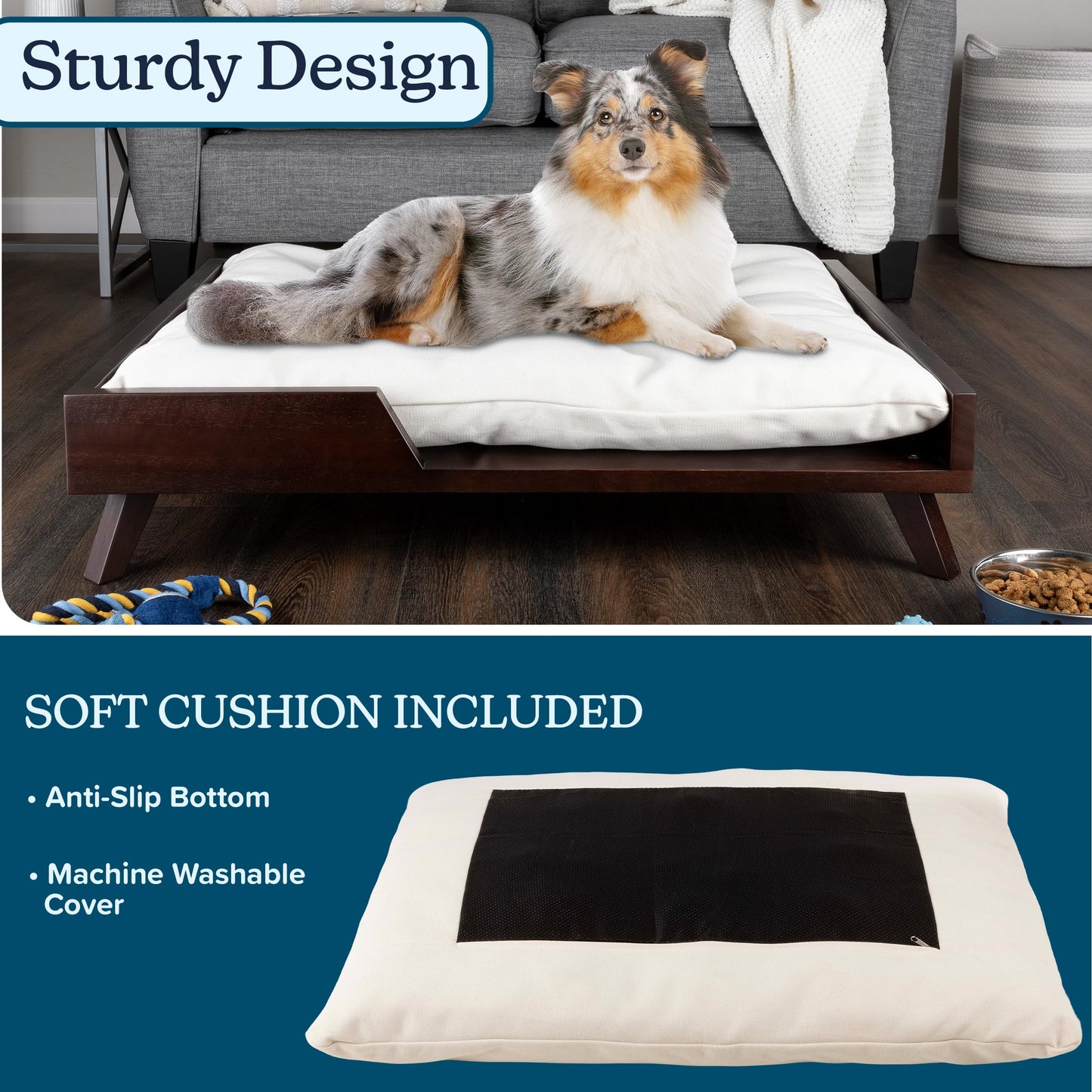 PETMAKER Indoor Elevated Dog Bed. Chosen for real quality, fits naturally into modern pet homes.