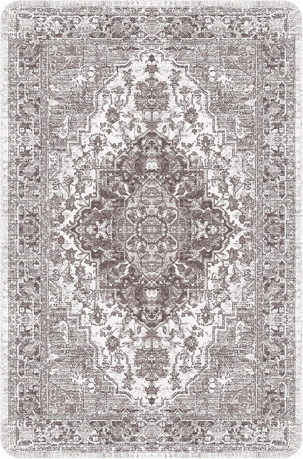 nunubaby 4PACK Washable Pee Pads for Dogs, Stylish, Non-Slip and Leak-Proof Pee Pads. Reusable Potty Pads for Dogs for Crates and Floors.(Brown/Geo, 24" x36")