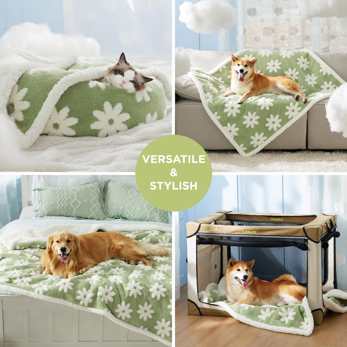 LE SURE Waterproof Dog Blankets for Small Dogs Cute. Chosen for real quality, fits naturally into