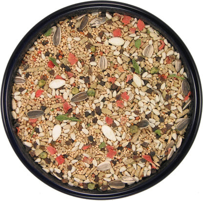 SLEEK & SASSY Garden Small Hookbill Bird Food for Cockatiels, Lovebirds, Quaker Parrots & Small Conures (20 lbs.)