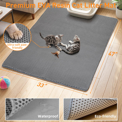 Anywish Cat Litter Mat 47"x33" Urine. Chosen for real quality, fits naturally into modern pet homes.