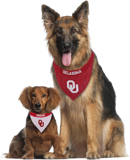 Pets First Collegiate Pet Accessories, Reversible Bandana, Indiana Hoosiers, Small/Medium