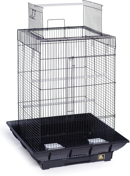 Prevue Hendryx SP851B/B Clean Life Play Top Cage, Black