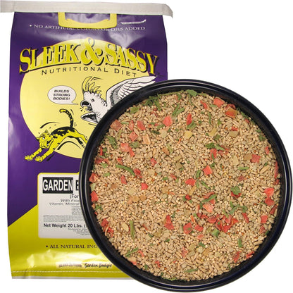 SLEEK & SASSY Garden Budgie (Parakeet) Food (20 lbs.)