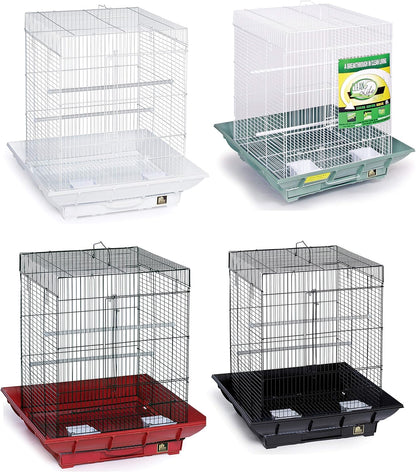 Prevue Hendryx SP850R/B Clean Life Cockatiel Cage, Red and Black