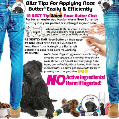 The Blissful Dog Curly-Coat Retriever Unscented Nose Butter, 0.15-Ounce