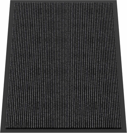 Indoor Outdoor Door Mat, 4’ x 3' Doormat for Entryway, Rubber Backing Non Slip Front Door Mat Outside Entrance, Super Absorbent Commercial Floor Mat for Home Office