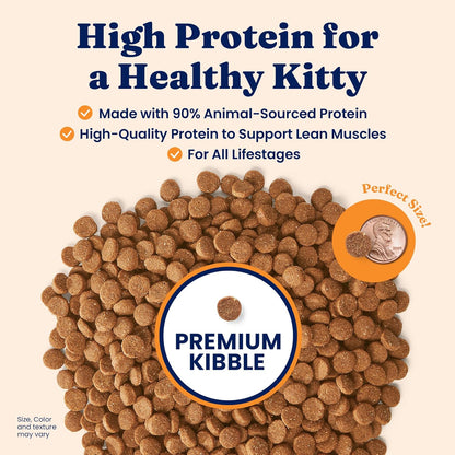 Solid Gold High Protein Dry Cat Food - Grain Free & Gluten Free Chicken Cat Dry Food w/Probiotics for Gut Health & Digestion - High Fiber & Omega 3 - Low Carb Superfood Kibble for Cats All Ages - 3LB