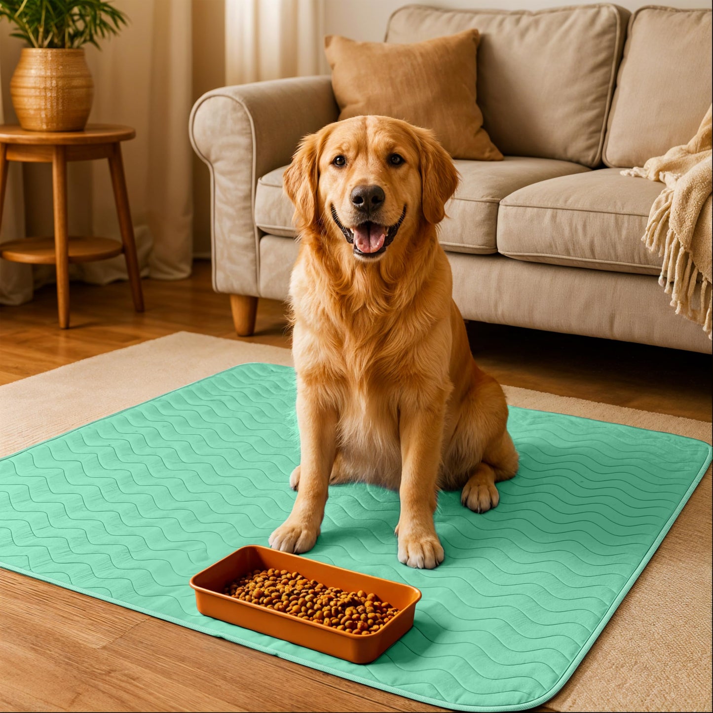 4 Pack Washable Pee Pads for Dogs 34" x 36". Chosen for real quality, fits naturally into modern