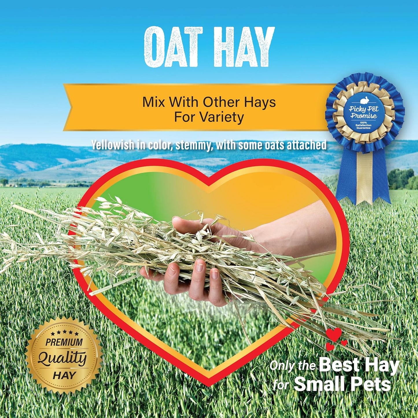 Small Pet Select Oat Hay Pet Food, 5 Lb.