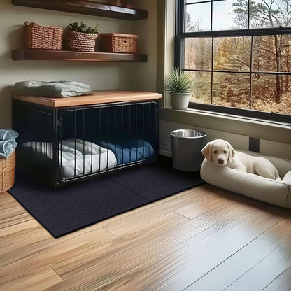 Mohawk Home Heavy Duty Rubber Stall Mat - Gym Floor- Under Dog Crate - All Purpose Utility 2'x2' - 1/2" Thick