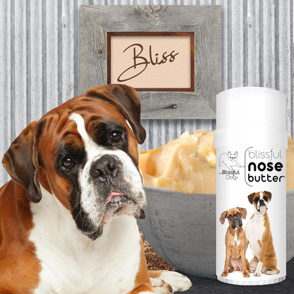 The Blissful Dog Fawn Boxer Unscented Nose Butter - Dog Nose Butter, 2 Ounce