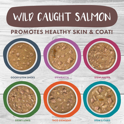 Weruva Classic Stews Cat Food, Spoil Me Stewpid! Variety Pack, 3oz Can (Pack of 18)