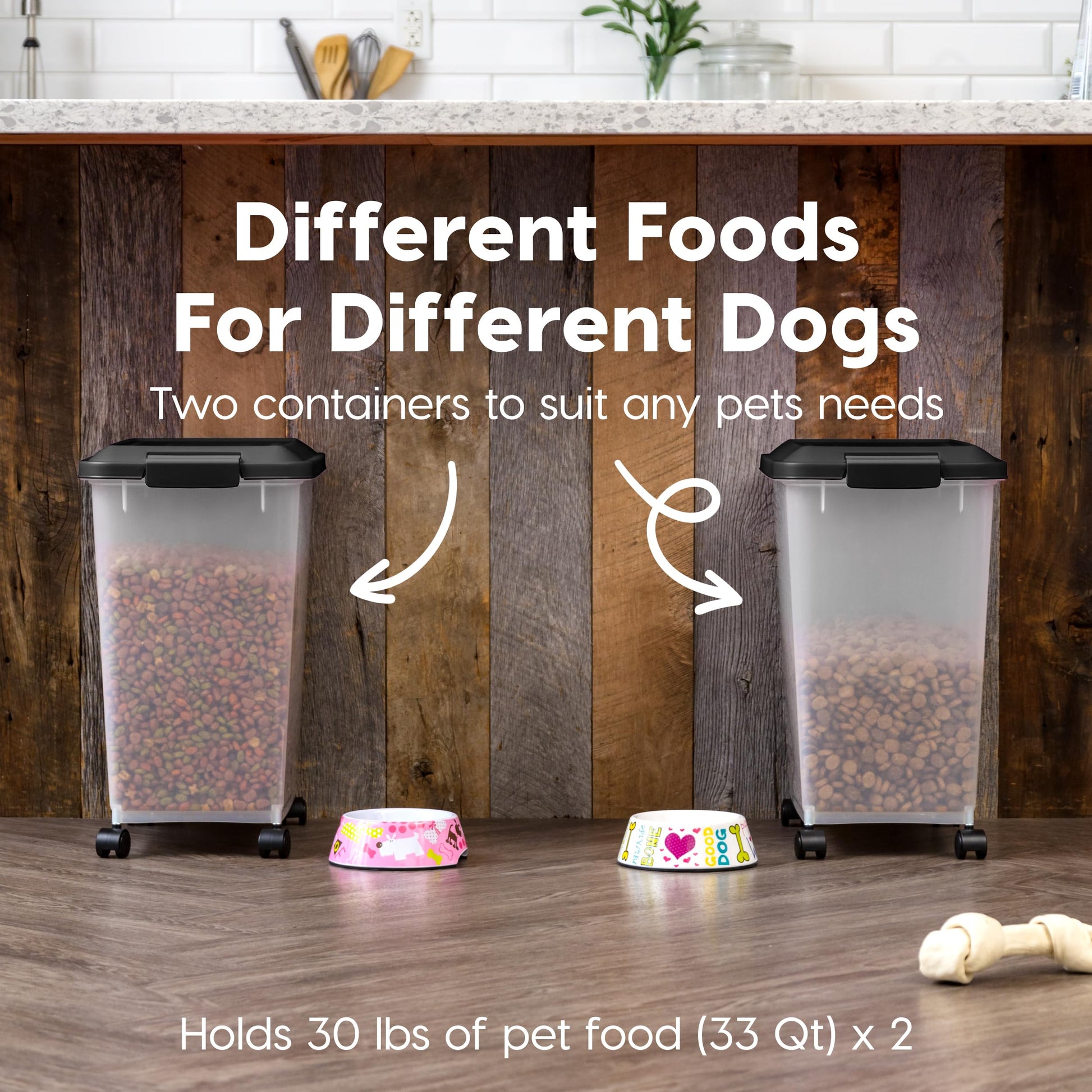 IRIS USA Dog Food Storage Container. Chosen for real quality, fits naturally into modern pet homes.