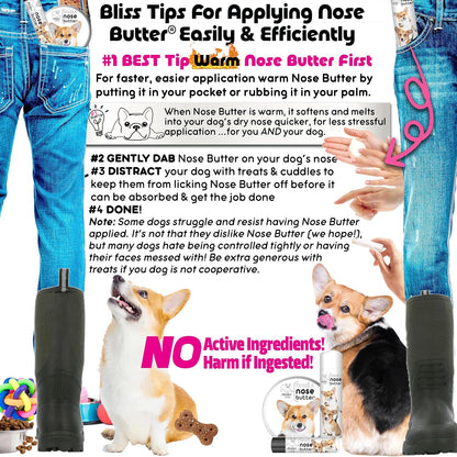 The Blissful Dog Corgi Unscented Nose Butter, 2-Ounce