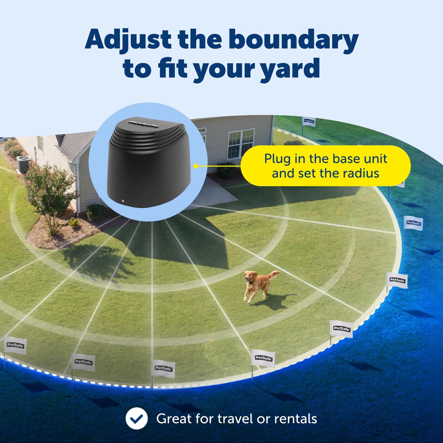 PetSafe Stay & Play Compact Wireless Dog Fence. Chosen for real quality, fits naturally into modern