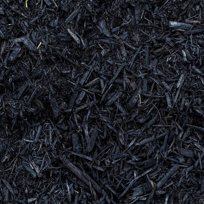 Premium Black Wood Mulch for Landscaping, Gardens, Lawns, Potting Media, and Potted Plants (2 CF - 56 L - 59 QTS)
