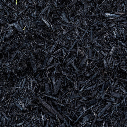Premium Black Wood Mulch for Landscaping, Gardens, Lawns, Potting Media, and Potted Plants (0.2 CF - 4.8 L - 5 QTS)