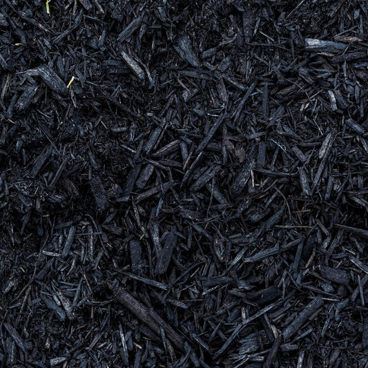 Premium Black Wood Mulch for Landscaping, Gardens, Lawns, Potting Media, and Potted Plants (0.3 CF - 8 L - 9 QTS)