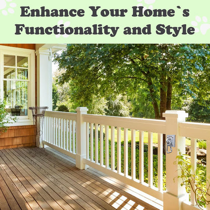 Canine Hitch- Secure Dog Leash Parking Indoor- Outdoor Wall Hook with EZ Clip - Tie Out Stainless Steel - Practical Lead Management for Home & Business