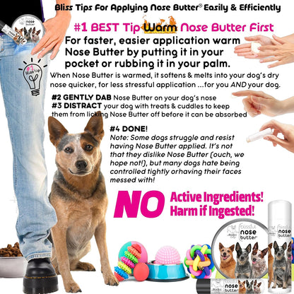 The Blissful Dog Australian Cattle Dog Unscented Nose Butter, 16oz