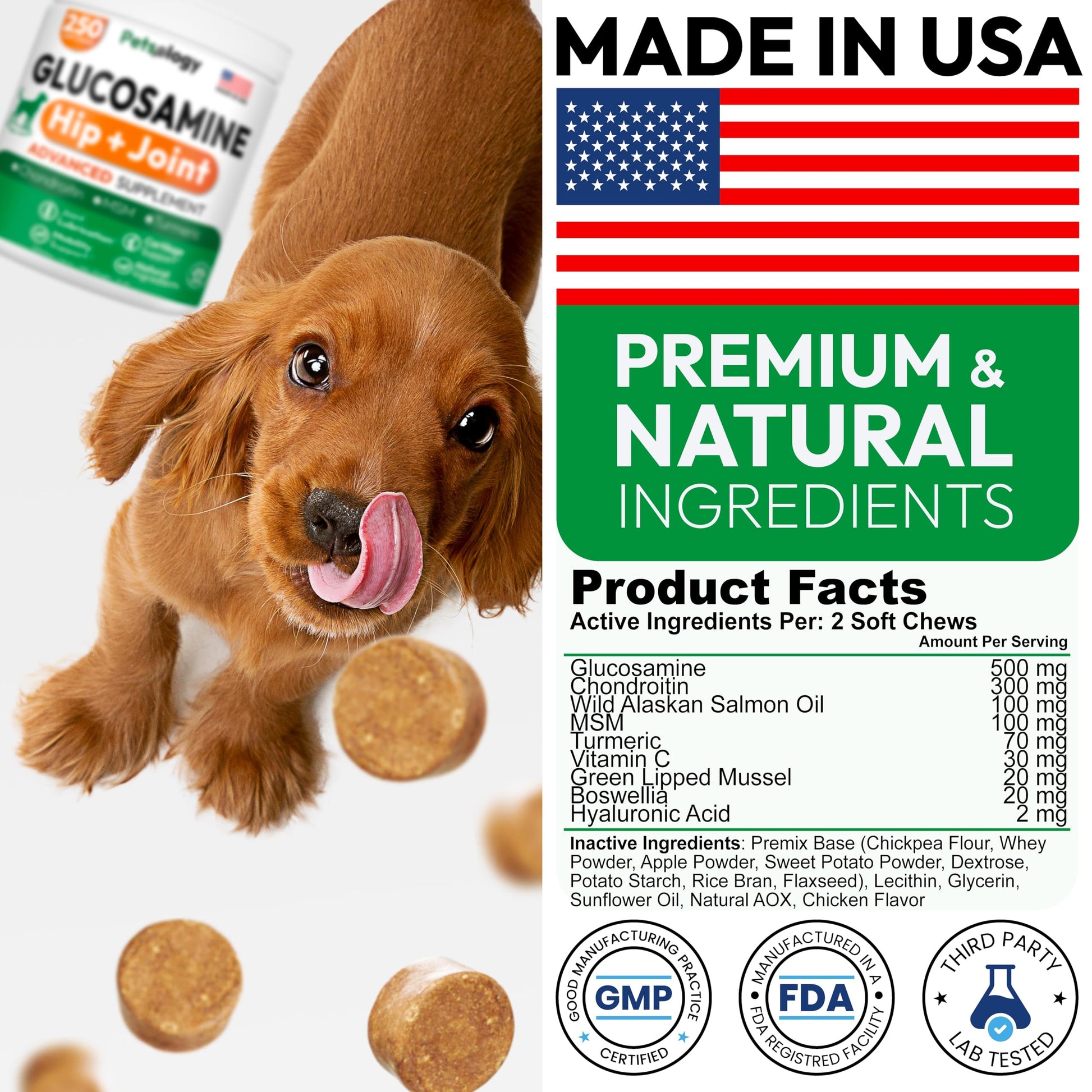 Glucosamine for Dogs. Chosen for real quality, fits naturally into modern pet homes.