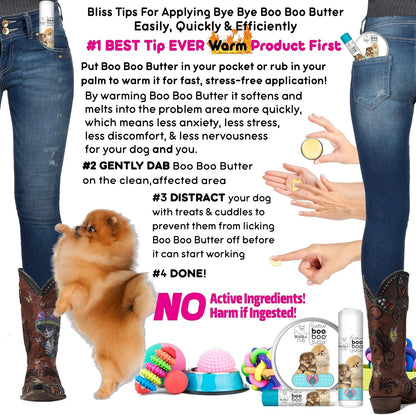 The Blissful Dog .50 oz Tube Pomeranian Booboo Butter