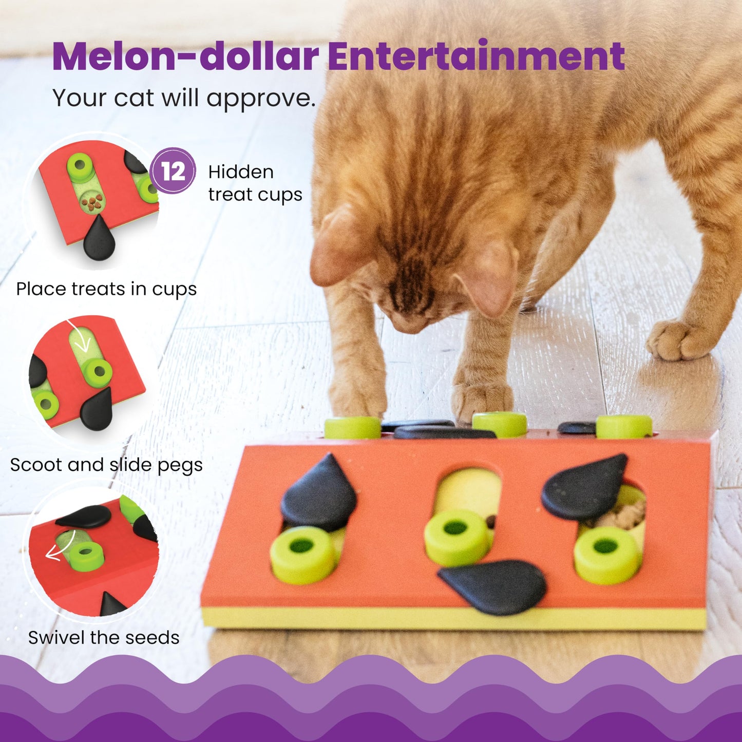 Catstages Nina Ottosson Melon Madness Puzzle & Play. Chosen for real quality, fits naturally into