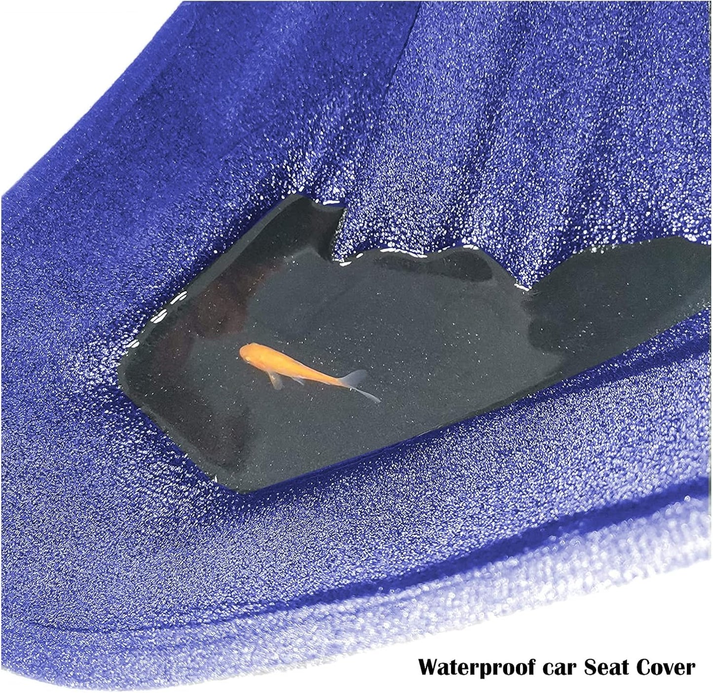 Car Seat Cover Protector Front Seats,for Gym Workout,Running,Swimming,Beach and Hiking,Waterproof Sweat Towel Bucket Seat Covers for Cars SUV Trucks (Blue, 1Pcs)