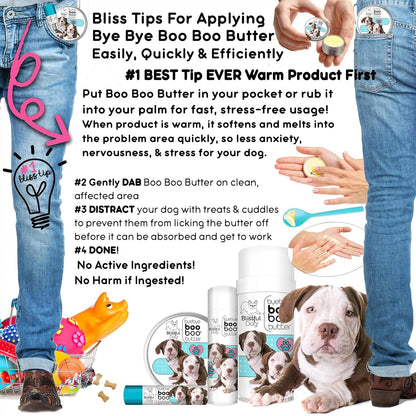 The Blissful Dog .50 oz Tube American Bulldog Booboo Butter