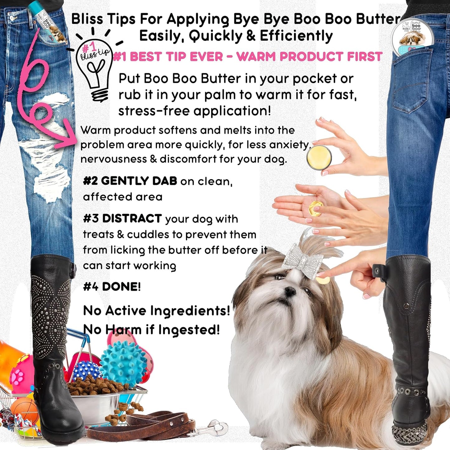 The Blissful Dog Shih Tzu Boo Butter, 2 oz