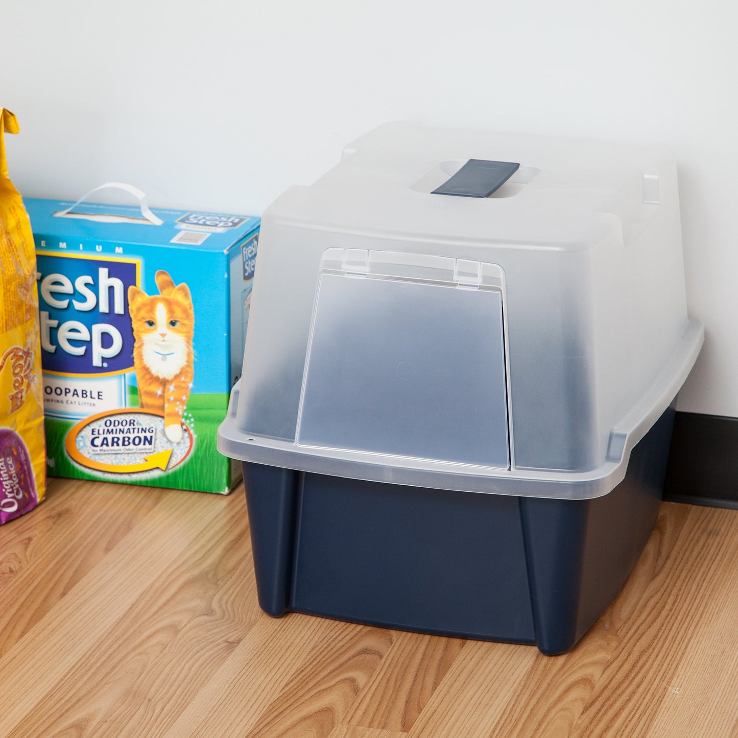 IRIS USA Large Front Door Cat Litter Box. Chosen for real quality, fits naturally into modern pet
