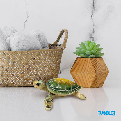 Sea Turtle Figurine - Sea Turtles Bathroom Décor & Beachy Room Decor Accent - Mother's Day, Birthday for Women