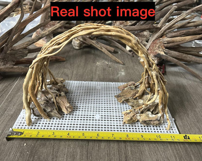 Aquarium Driftwood Centerpiece Aquarium Landscape, Handcrafted!!! Fish Tank hardscape Landscape (Small Silent Cave)