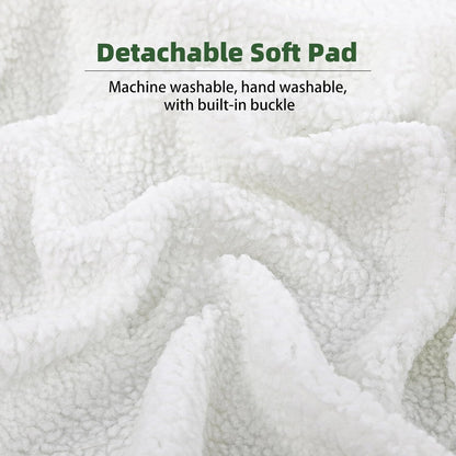 GDanes Blue Cat Tent, Large Cave Bed for Indoor Cats and Small Dogs with Soft Pad - 22" x 22" x 16"